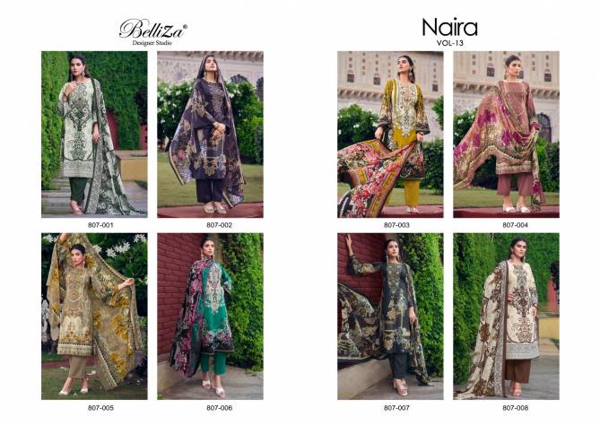 Belliza Naira Vol 13 Premium Cotton Dress Material
